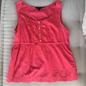 Boden pink sleeveless top